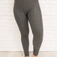 Let's Go Textured Leggings in Charcoal
