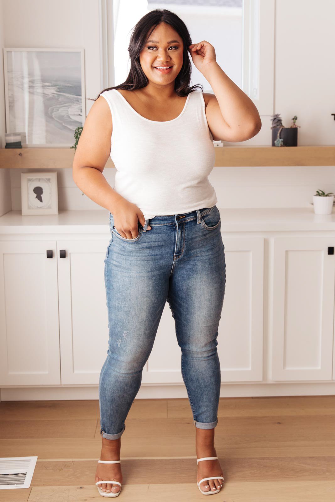 Time To Relax Slim Fit Judy Blue Jeans
