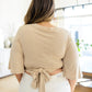 Tiny Dancer Wrapped Cropped Cardigan
