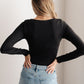 Too Good to Be True Bodysuit in Black