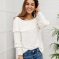 Top Tier Sweater in Ivory