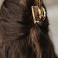Tortoise Half Moon Claw Clip