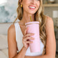 Total Eclipse Tumbler In Baby Pink
