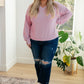 Totally Verified Long Sleeve V-Neck Top