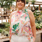 Tropical Rain Sleeveless Top