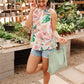 Tropical Rain Sleeveless Top