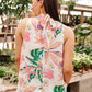 Tropical Rain Sleeveless Top