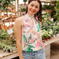 Tropical Rain Sleeveless Top