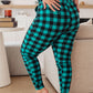Your New Favorite Joggers in Teal Check