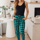 Your New Favorite Joggers in Teal Check