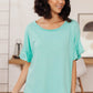 Twisted Luck Top in Mint