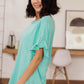 Twisted Luck Top in Mint