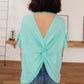 Twisted Luck Top in Mint