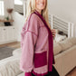 Two Hearts Jacket In Plum