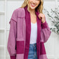Two Hearts Jacket In Plum
