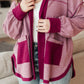 Two Hearts Jacket In Plum