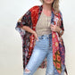 Boho Floral Patchwork Kimono