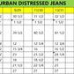 PREORDER: Urban Distressed Jeans