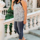 Spots N Lace Camisole In White