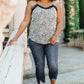 Spots N Lace Camisole In White