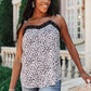 Spots N Lace Camisole In White