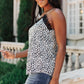Spots N Lace Camisole In White