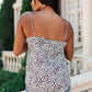 Spots N Lace Camisole In White