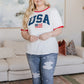 USA Ringer Graphic T-Shirt