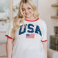 USA Ringer Graphic T-Shirt