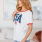 USA Ringer Graphic T-Shirt