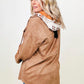 Faux Suede Shirt Jacket - 2 colors