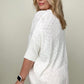 Wide Neck Oversized Loose Knit Top - Multiple Colors
