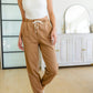 Unconditional Comfort Joggers in Deep Camel