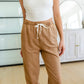Unconditional Comfort Joggers in Deep Camel