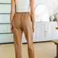 Unconditional Comfort Joggers in Deep Camel