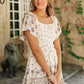 Daisy Chains Dress in Ivory