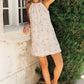 Swiss Dot Floral Dress