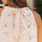 Swiss Dot Floral Dress