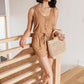 Wanderlust Romper in Mocha