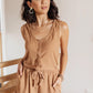 Wanderlust Romper in Mocha