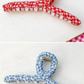 PREORDER: Gingham Ribbon Hair Clip in Two Colors