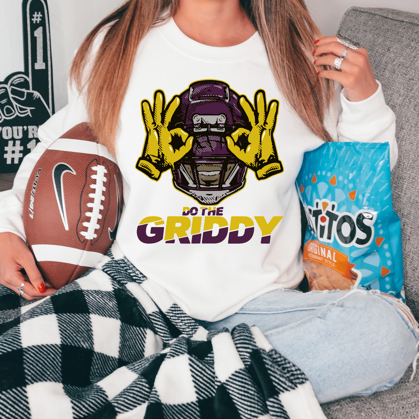 Adult Griddy Football Tee Shirt