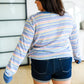 Untroubled Striped Long Sleeve Top