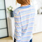 Untroubled Striped Long Sleeve Top