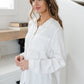 Unwavering Confidence Blouse In White