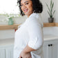 Unwavering Confidence Blouse In White