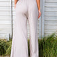 Unwind Wide Leg Lounge Pants In Mocha