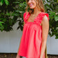 Uptown Top in Coral