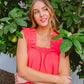 Uptown Top in Coral