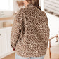 Can't Be Tamed Shacket in Brown